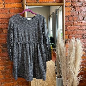 Anthro BW Long Sleeve A-Line Dress